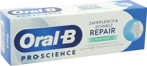 Image du produit Oral-B Gomme et émail réparés (75 ml)