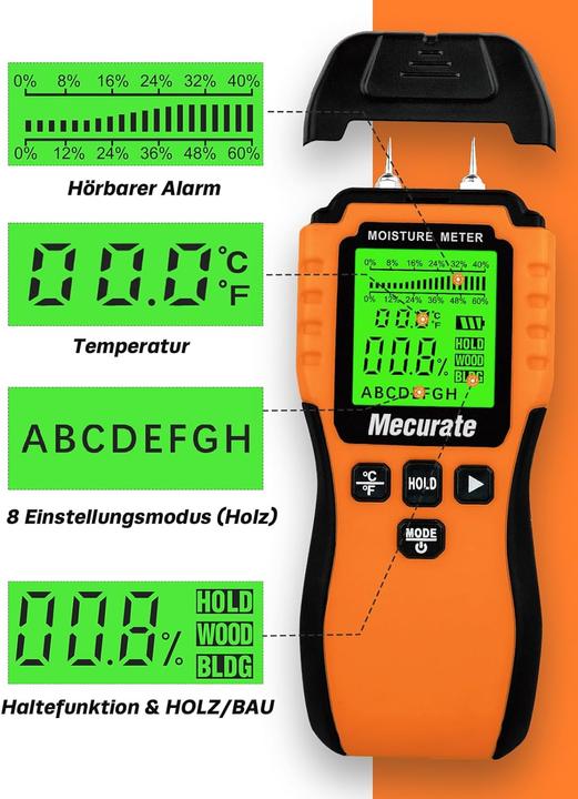 Produktbild Mecurate Moisture Detector