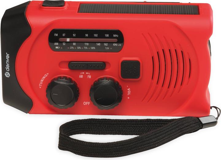 Produktbild Denver Radio SCR-2000 Solar-Kurbelradio (AM, FM)