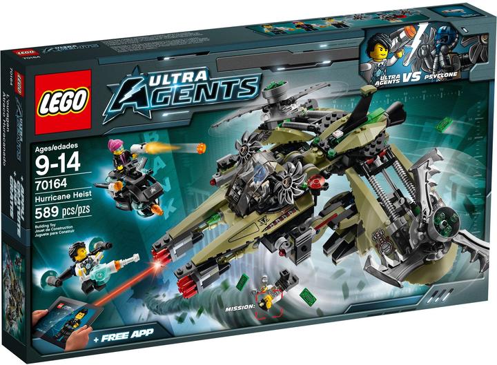 Actual product image LEGO Agents Hurricane Raid (70164)