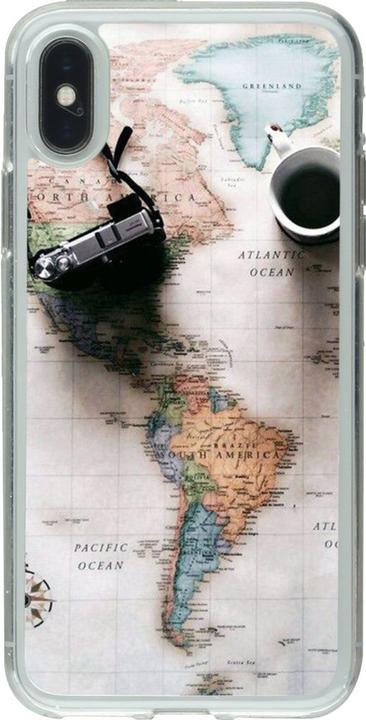 Actual product image PhoneLook Cover rubber transparent Travel 01 (Apple iPhone XS, Apple iPhone X)