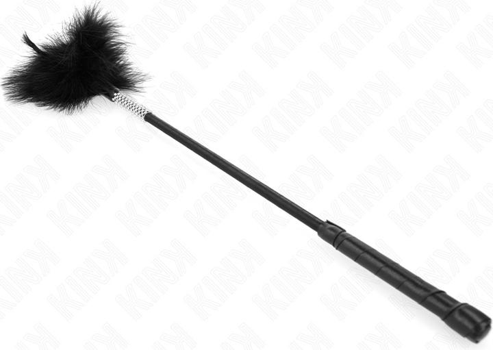 Actual product image Kink Tickle Feathers With Rhinestone Handle 50 cm