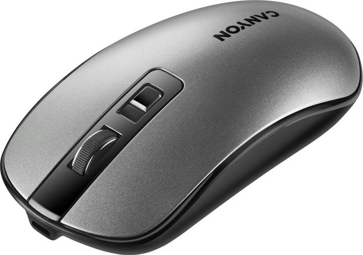 Actual product image Canyon Mouse MW-18 Wireless rechargeable silent Pixart grey (Wireless)