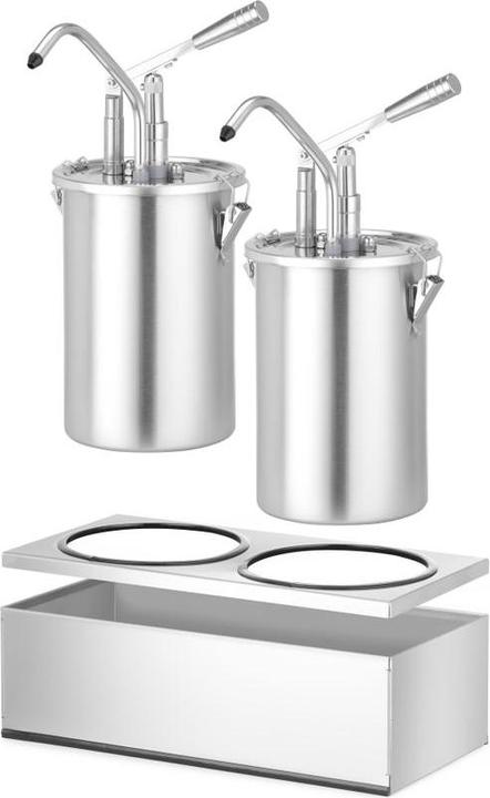 Actual product image Hendi Sauce dispenser, stainless steel, set of two,,x(H)mm