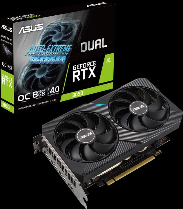 Produktbild ASUS Dual GeForce RTX 3050 OC Edition (8 GB)