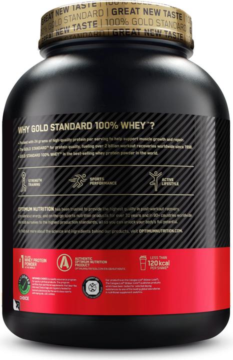 Immagine prodotto Optimum Nutrition 100% Siero di latte Gold Standard (Doppio ricco cioccolato, 1 pz., 2273 g)