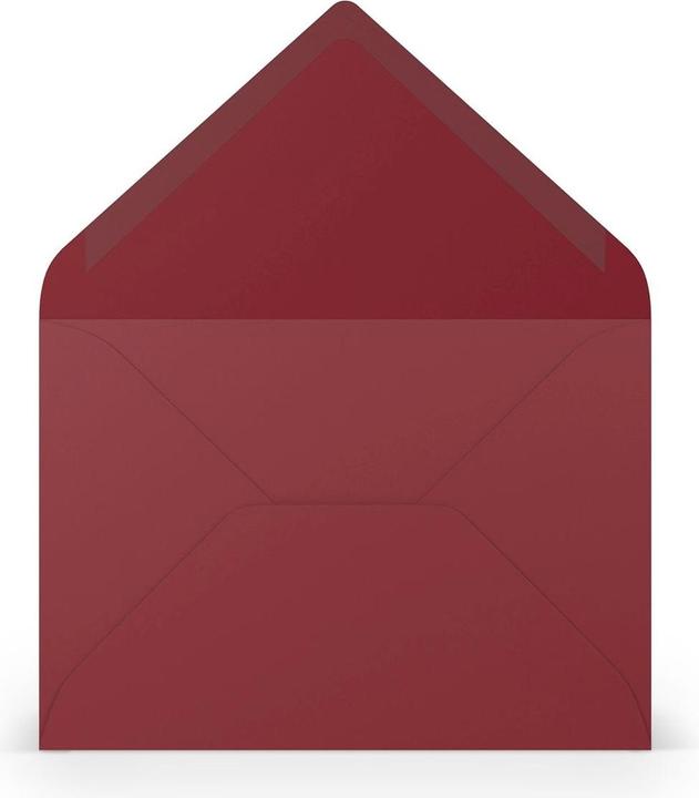Actual product image Magni 220720572 - Coloretti envelopes, 80 g/m², DIN B6, rosso, 5 pieces (B6, 5 x)