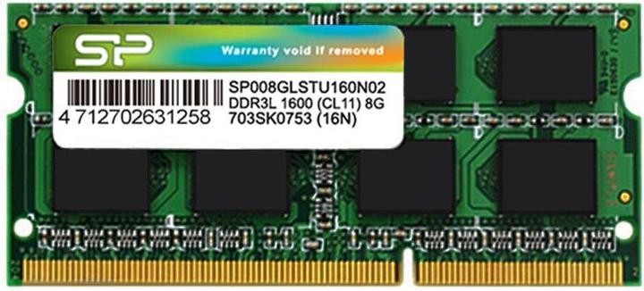 Immagine prodotto Silicon Power SP008GLSTU160N02 (1 x 8GB, 1600 MHz, DDR3L-RAM, SO-DIMM)
