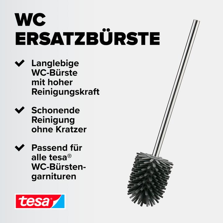 Produktbild tesa Silikon-WC-Bürste Ersatz-Toilettenbürste