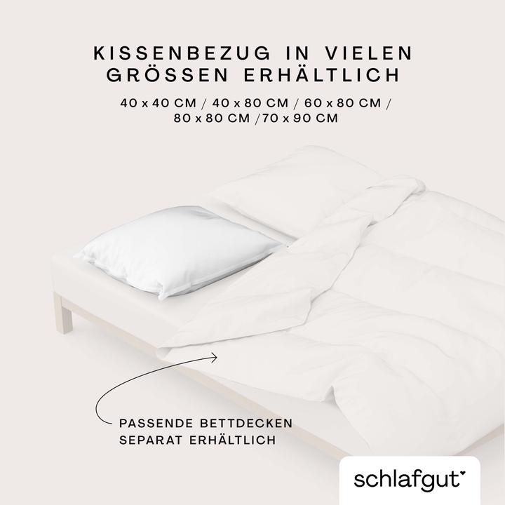Actual product image schlafgut Woven Satin (Duvet cover, 40 x 40 cm)