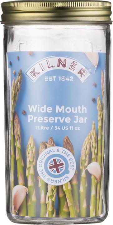 Actual product image Kilner Wide Mouth Preserve Jar (1 pcs., 1 l)