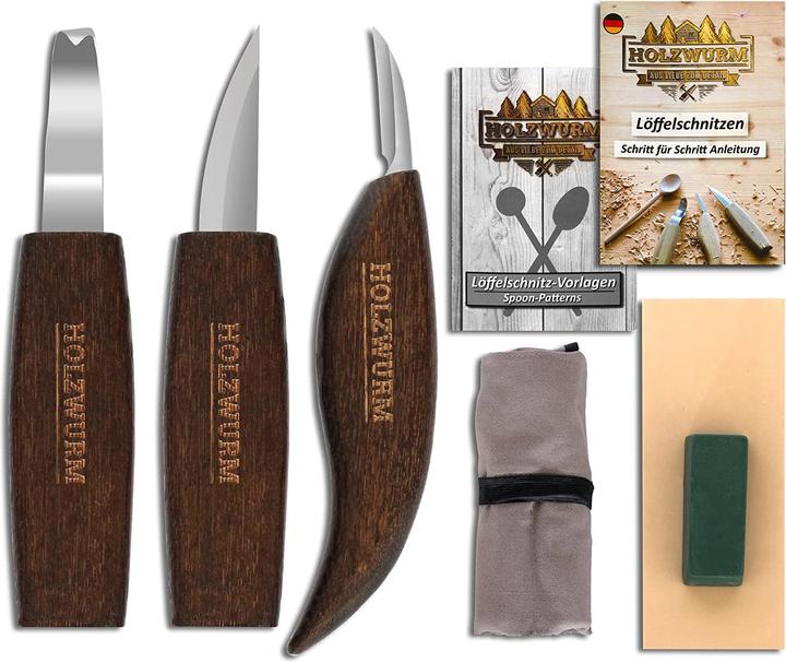 Produktbild Holzwurm Schnitzmesserset