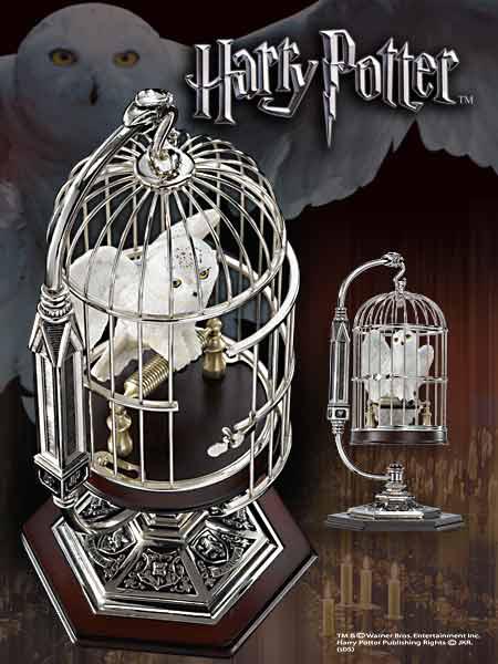 Image du produit Noble Collection Harry Potter Miniature Hedwig en cage