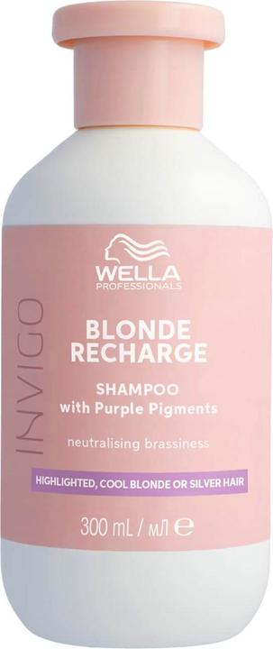 Actual product image Wella Professional - Invigo Blonde Recharge (Colour Refreshing Shampoo) 300ml (300 ml, Liquid shampoo)