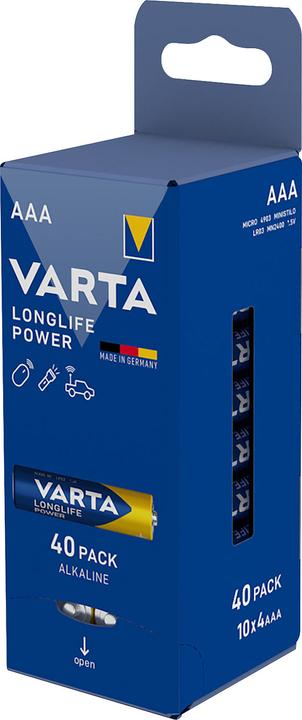 Produktbild Varta Longlife Power (40 Stk., AAA, 1260 mAh)