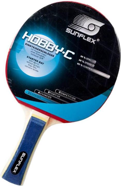 Produktbild Sunflex Tischtennis-Schläger Hobby-C Einsteigerschläger mit Noppen i