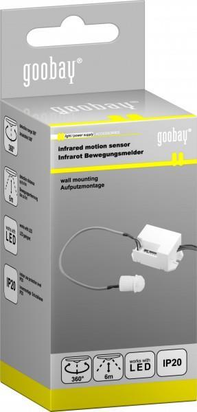 Image du produit Goobay Installation Détecteur de mouvement PIR 960 (6 m)