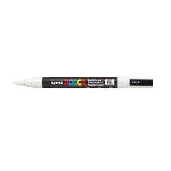 Actual product image Posca Marker PC-3M Rundspitze (White, 1.30 mm, 1 x)