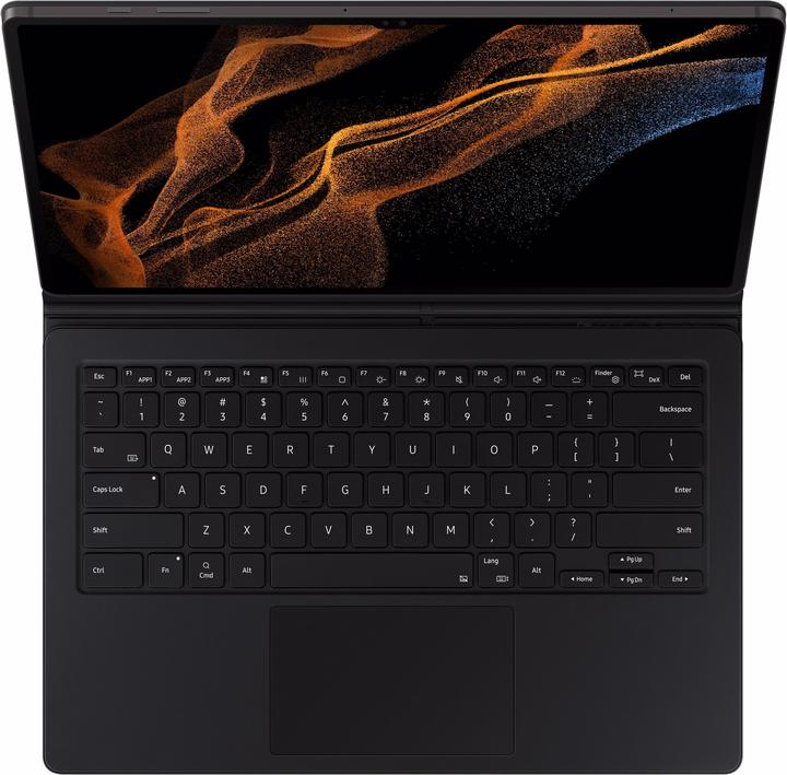 Image du produit Samsung Galaxy Tab S8 Ultra avec clavier Book Cover (WLAN uniquement, 14.60", 512 Go, Graphite)