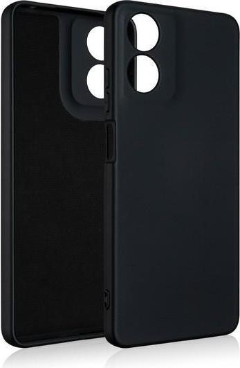Actual product image Beline Case Silicone Motorola Moto G04 G04s/E14 4G czarny/black (Motorola Moto G04, Motorola Moto E14)