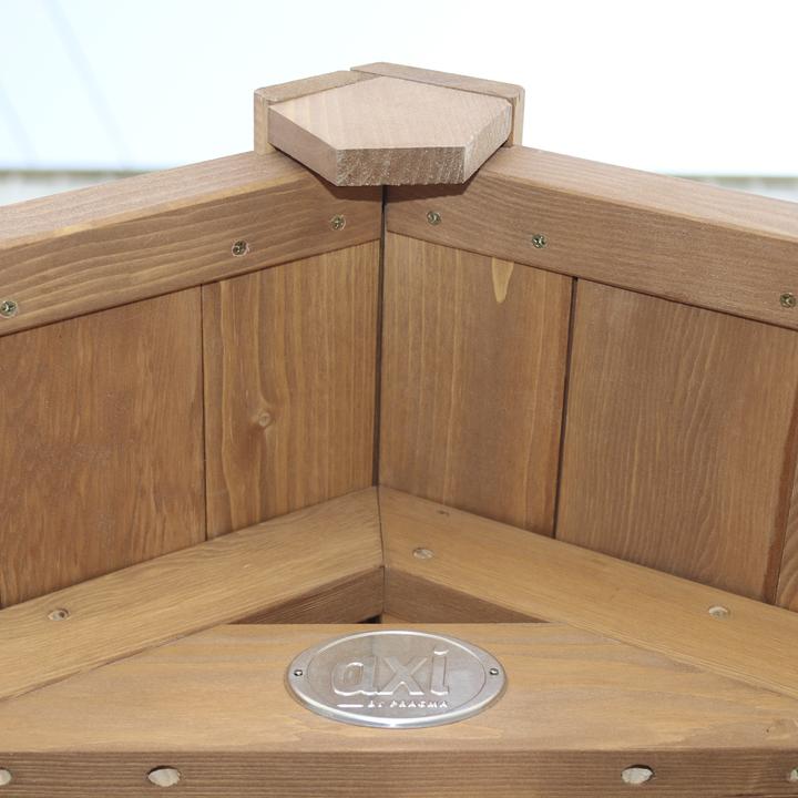 Produktbild Axi Beach Tower Spielturm mit Summer Nest Schaukel Braun - Graue Rutsche