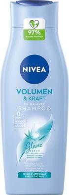 NIVEA Volumen & Kraft pH-Balance Shampoo mit Bambusextrakt 400ml (400 ml, Flüssiges Shampoo)