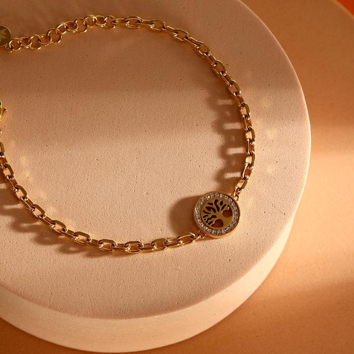 Image du produit Morellato Matching Gold-Plated Bracelet Tree Of Life Talismani Saqe45