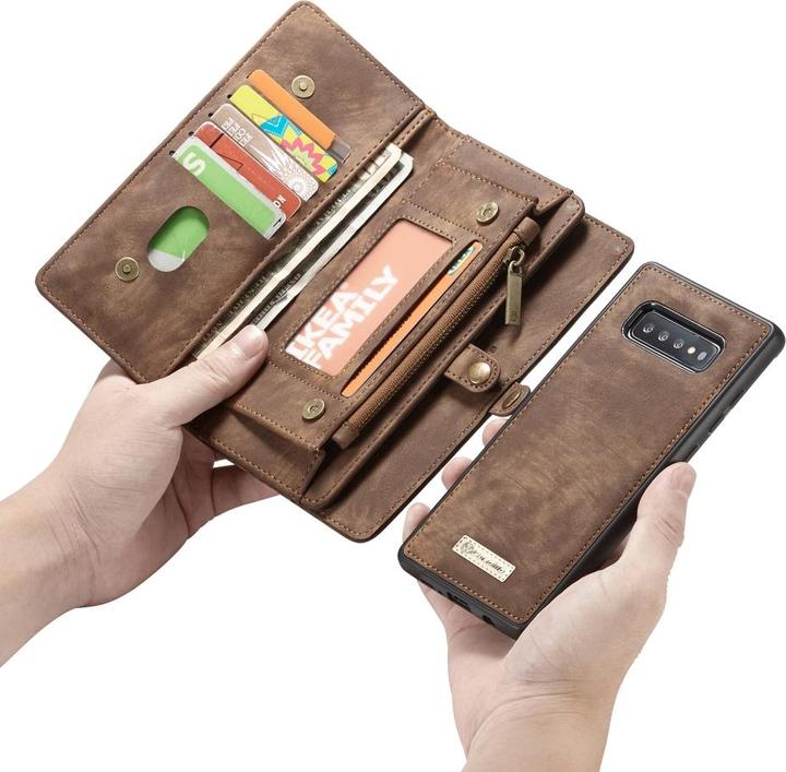 Produktbild Caseme Samsung Galaxy S10+ Echtleder Portemonnaie Karten Hülle (Samsung Galaxy S10+)