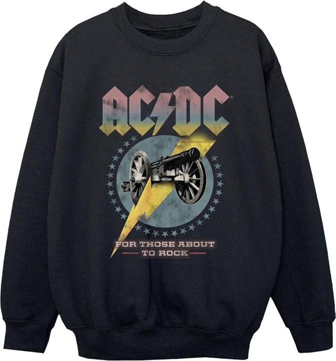 Actual product image AC/DC Boys For Those About To Rock Sweatshirt (128)