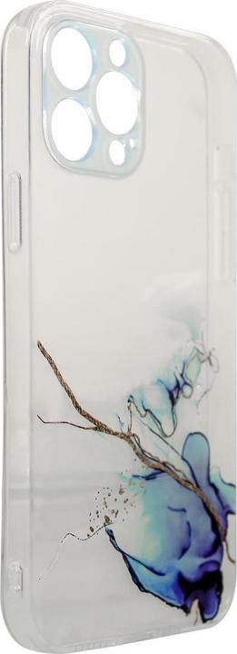 Actual product image Hurtel Marble Case for iPhone 12 Pro Gel Cover Marble Blue (Apple iPhone 12 Pro)