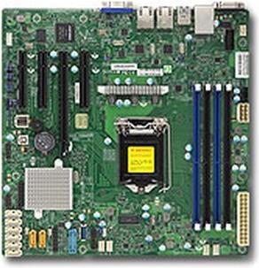 Produktbild Supermicro X11ssm-F: Lga1151, E5-1200v5 (LGA 1151, Intel C236, mATX)