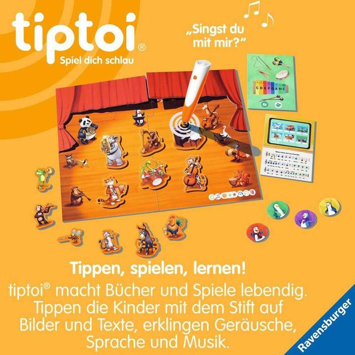 Actual product image tiptoi My animal music fun (German)