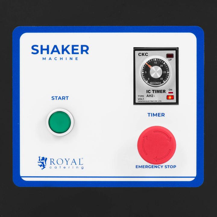 Actual product image Royal Catering Milkshake Maker - double - 2 x 0.75 l - 240 rpm - stainless steel - black - (40 W)