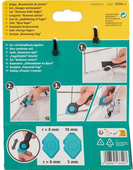 Image du produit wolfcraft wolfcraft 1 Fugen-Reparatur-Set 4-tlg. (15 cm)