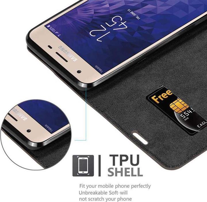Produktbild Cadorabo Book Invisible Magnet Cover (Samsung Galaxy J3 (2018))