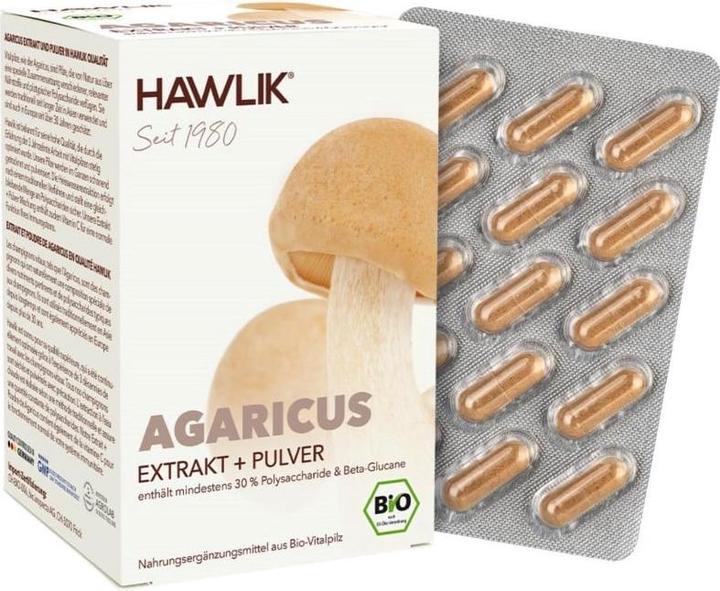 Actual product image Hawlik Agaricus Extrakt+ (120 Piece, Capsules, 110 g)