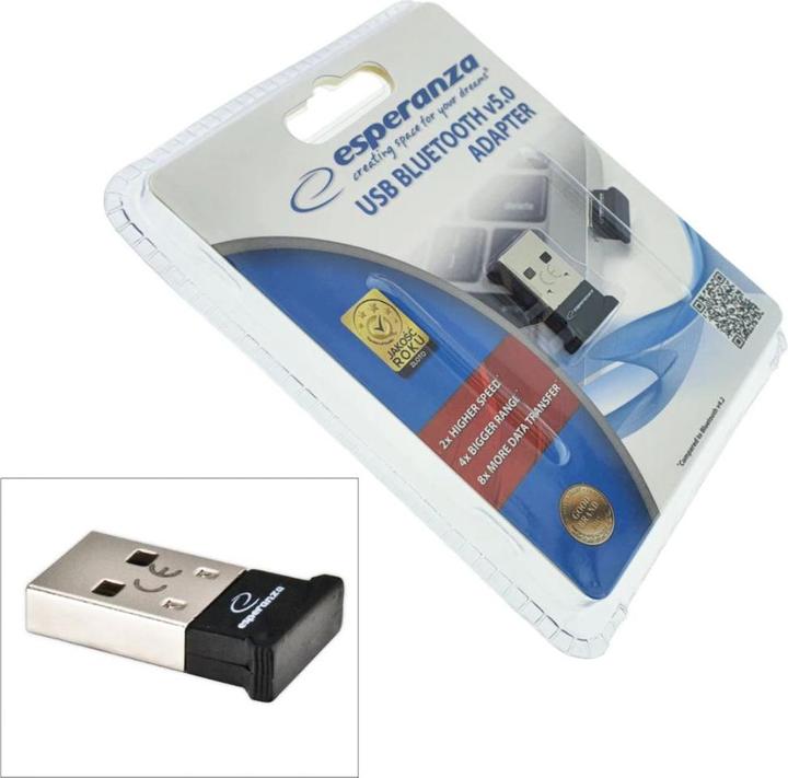 Immagine prodotto Esperanza Adattatore bluetooth EA160 USB 5.0 (Ricevitore)