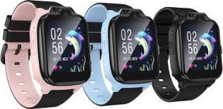 Actual product image Hoco Headphone with microphone smartwatch for kids with call function 4G Y104 blue (4G)