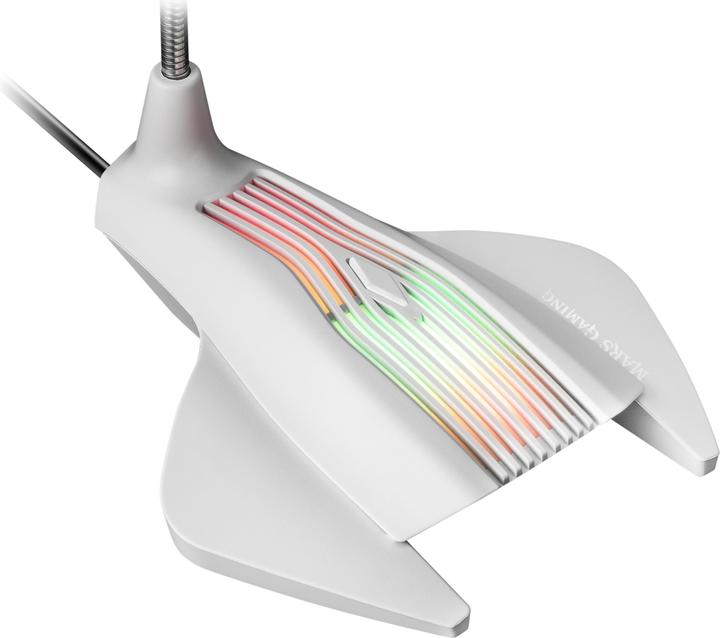 Produktbild Mars Gaming Microphone Sur Pied Mmic RGB (Blanc)