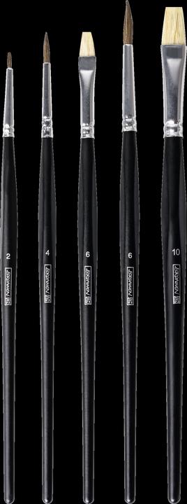 Produktbild ErgoLine Pinsel-Set Grösse 2, 4, 6, 10, 5-teilig