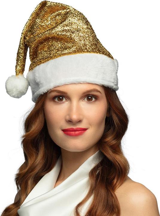 Produktbild Boland Weihnachtsmütze gold