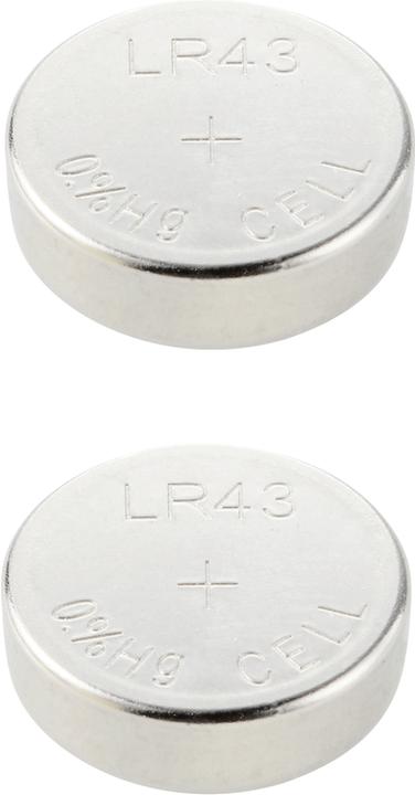 Produktbild Voltcraft AG12 Knopfzelle LR 43 Alkali-Mangan 100 mAh 1.5 V 2 St. (2 Stk., LR43, 100 mAh)