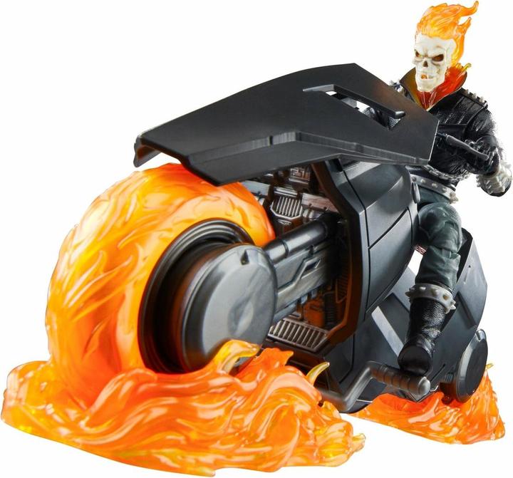 Produktbild Hasbro Marvel 85th Anniversary Marvel Legends Actionfigur mit Fahrzeug Ghost Rider 15 cm