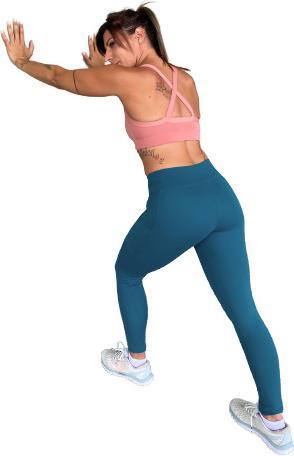 Actual product image Les Poulettes Fitness legging woman vert canard (XS)