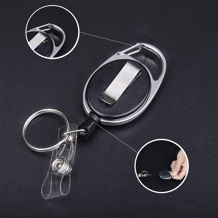 Immagine prodotto Werkstein Anti-Lost Key-Bak Schlüsselanhänger mit Gürtelclip / Kartenhalter / Ausweishülle 3er Set