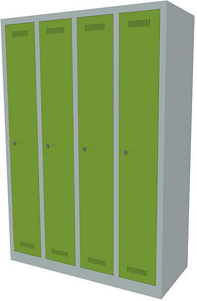 Immagine prodotto Bisley Armadio MonoBloc™, larghezza scomparto 248 mm, a un piano (118,5 x 50 x 170 cm)