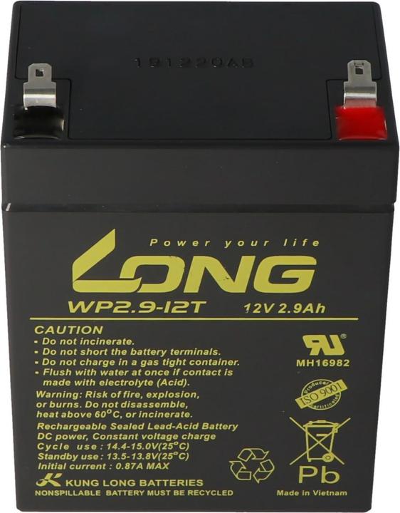 Actual product image Kung Long Akku WP2.9-12T (12V)