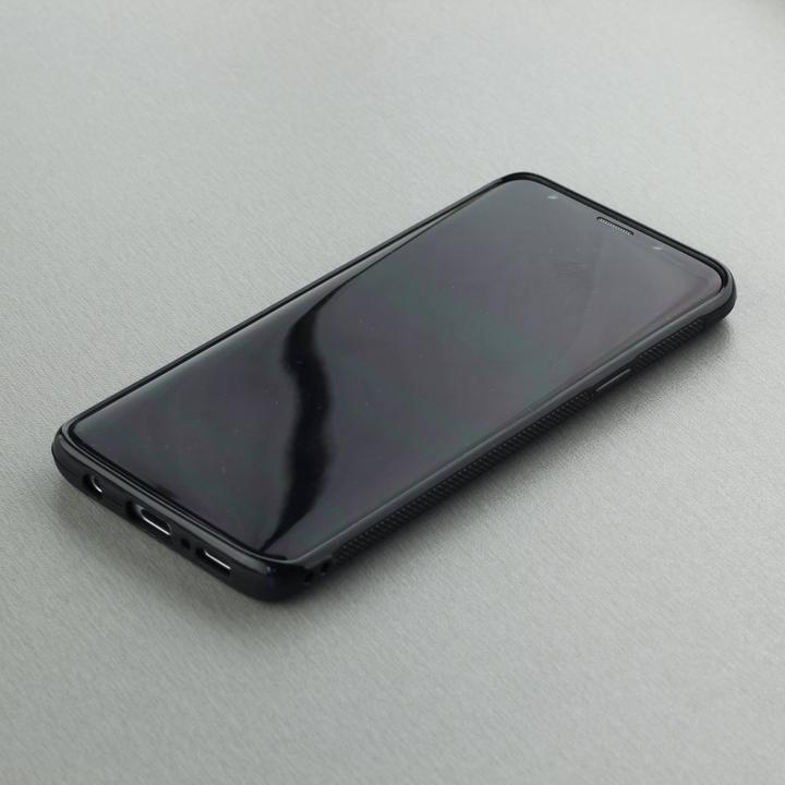 Produktbild PhoneLook Hülle Silikon schwarz Winter 22 Northern Lights (Samsung Galaxy S9)