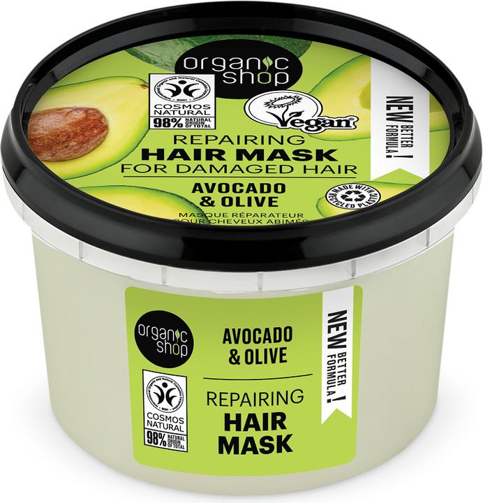 Immagine prodotto Organic Shop Maschera per capelli al miele e avocado, 250 ml (250 ml)