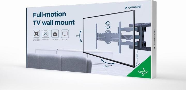 Produktbild Gembird Rotating full Motion Wall Mount (Wand, 80", 50 kg)